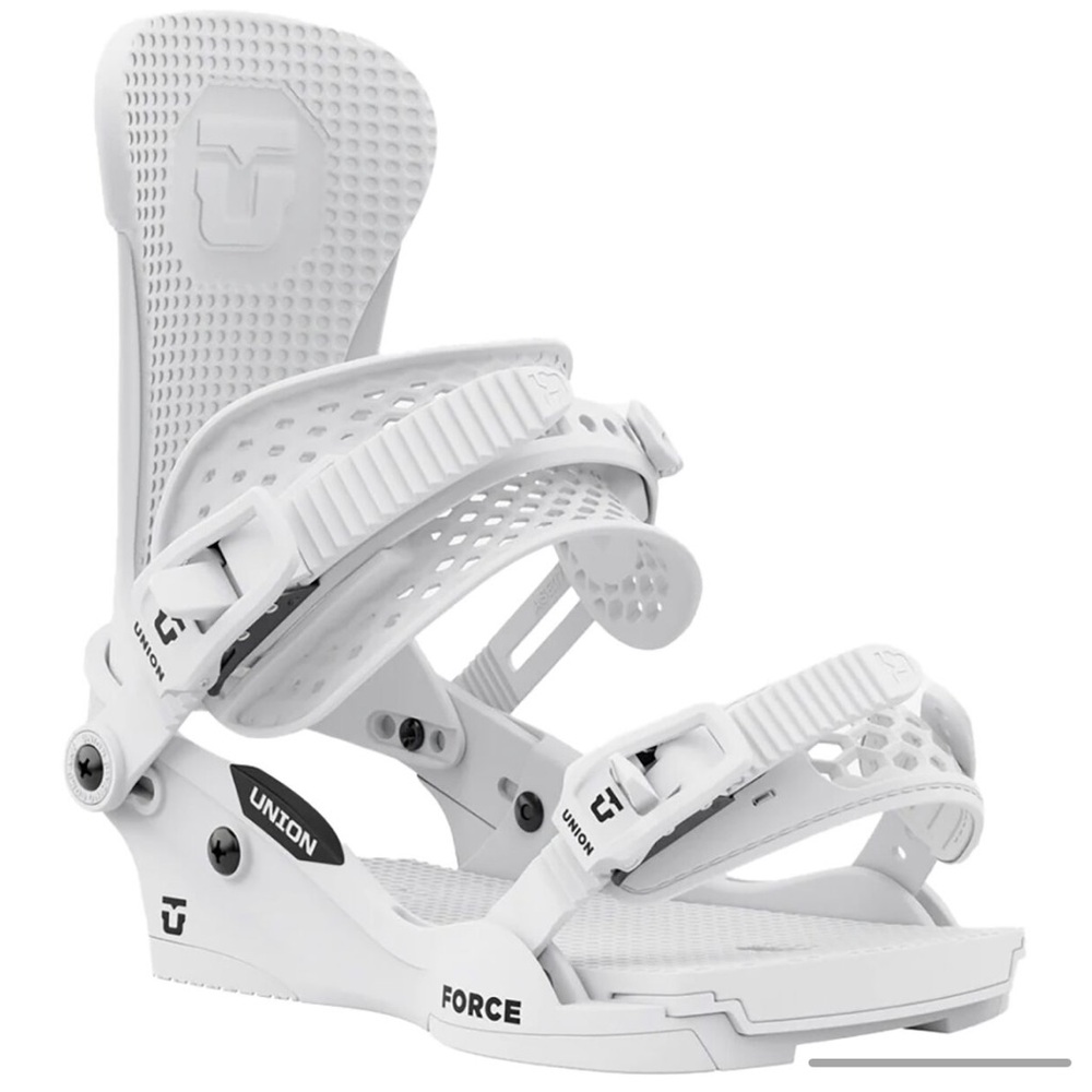 Union Force Classic White Snowboard Bindings